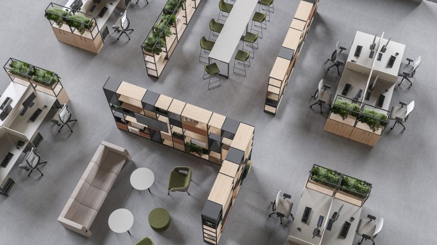 Combus shelving system from Narbutas