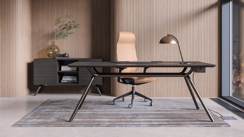 Arqus table from Orlandini Design for Narbutas